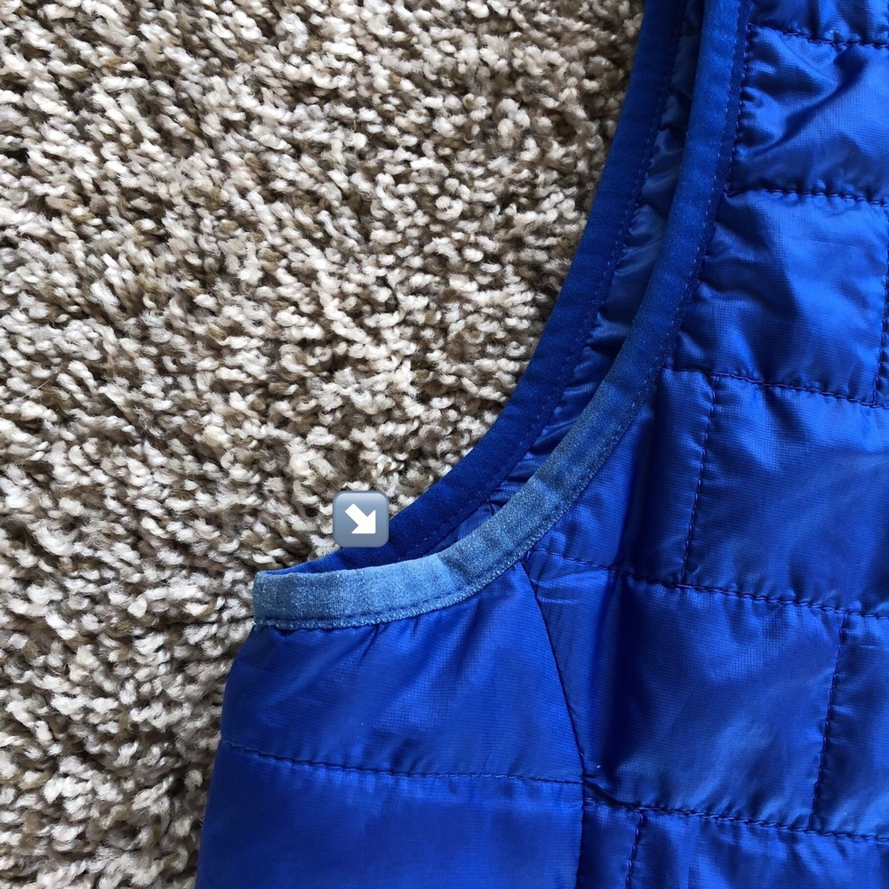 Patagonia Nano Puff Vest Mens L Blue Quilted Puffer Packable Hiking 84241 *2013* - Picture 7 of 8